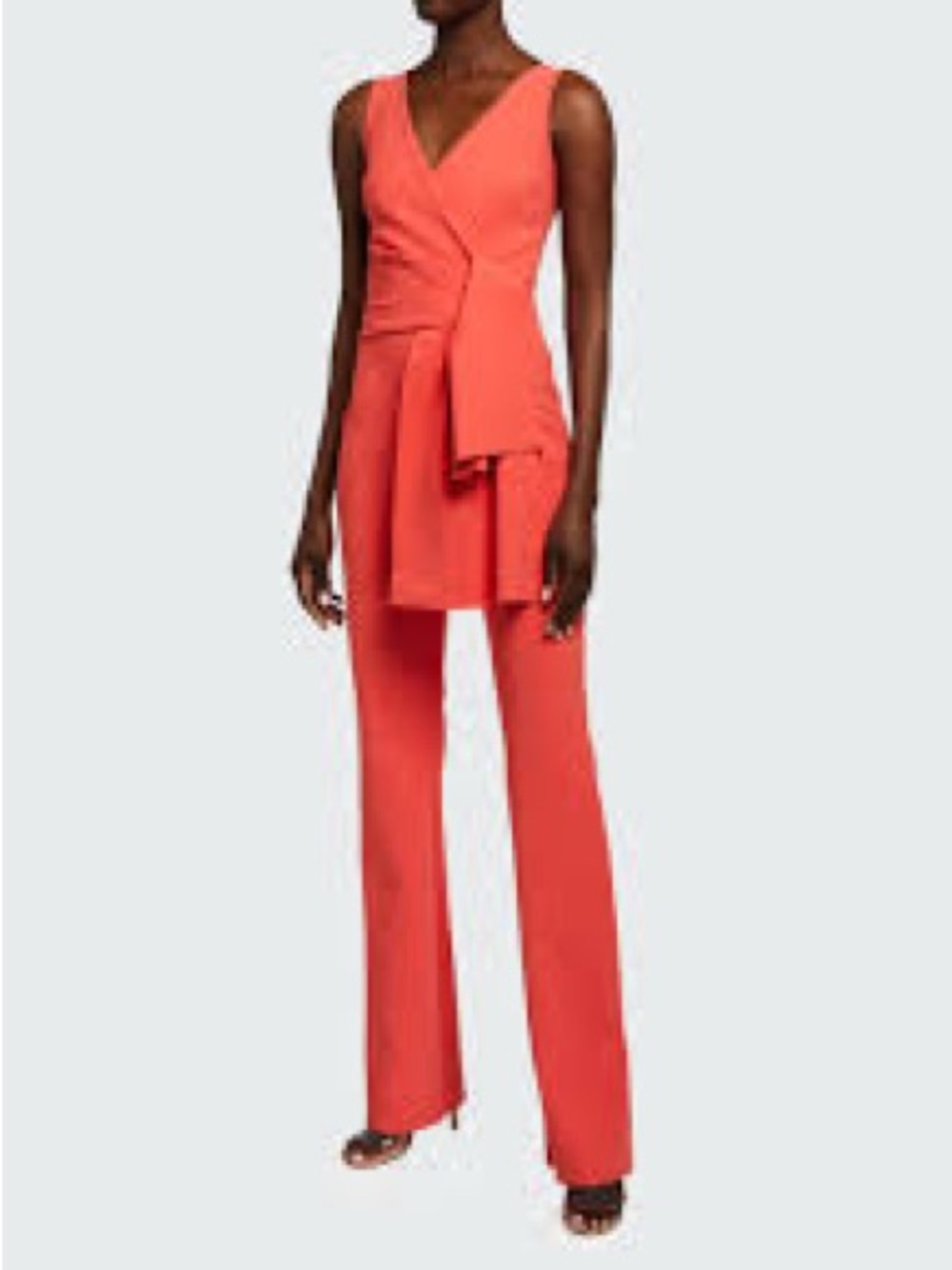 Chiara Boni Vibrant Coral Jumpsuit